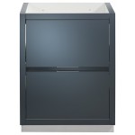 Fresca Valencia 24" Dark Slate Gray Free Standing Modern Bathroom Cabinet