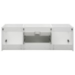 Fresca Valencia 60" Glossy White Wall Hung Single Sink Modern Bathroom Cabinet