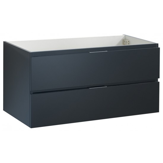 Fresca Valencia 40" Dark Slate Gray Wall Hung Modern Bathroom Cabinet