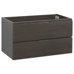 Fresca Valencia 36" Gray Oak Wall Hung Modern Bathroom Cabinet