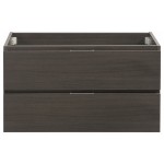 Fresca Valencia 36" Gray Oak Wall Hung Modern Bathroom Cabinet