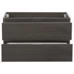 Fresca Valencia 36" Gray Oak Wall Hung Modern Bathroom Cabinet