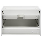Fresca Valencia 30" Glossy White Wall Hung Modern Bathroom Cabinet