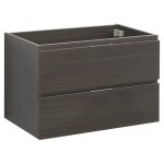 Fresca Valencia 30" Gray Oak Wall Hung Modern Bathroom Cabinet