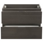 Fresca Valencia 30" Gray Oak Wall Hung Modern Bathroom Cabinet