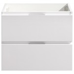 Fresca Valencia 24" Glossy White Wall Hung Modern Bathroom Cabinet