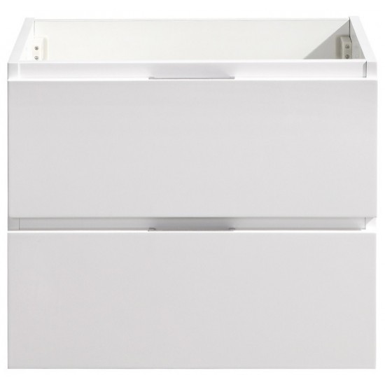 Fresca Valencia 24" Glossy White Wall Hung Modern Bathroom Cabinet