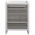 Fresca Allier Rio 24" Ash Gray Modern Bathroom Cabinet