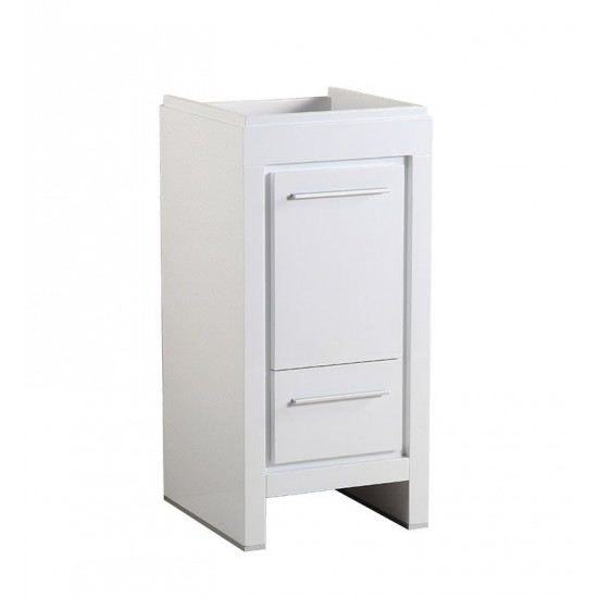 Fresca Allier 16" White Modern Bathroom Cabinet