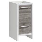 Fresca Allier Rio 16" Ash Gray Modern Bathroom Cabinet