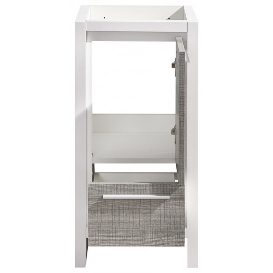 Fresca Allier Rio 16" Ash Gray Modern Bathroom Cabinet