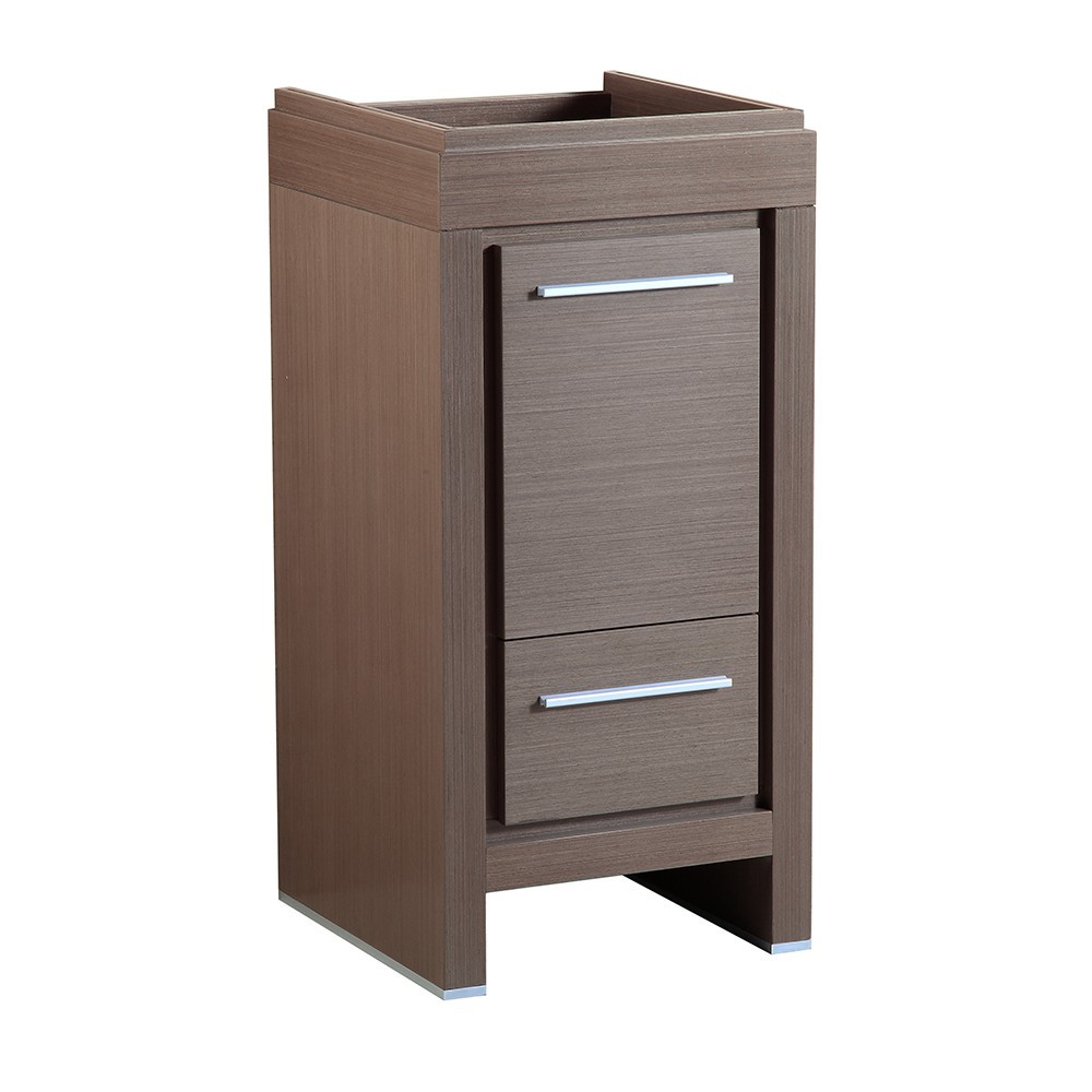 Fresca Allier 16" Gray Oak Modern Bathroom Cabinet Fresca Allier 16" Gray Oak Modern Bathroom Cabinet