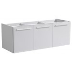 Fresca Vista 48" White Wall Hung Modern Bathroom Cabinet