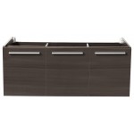 Fresca Vista 48" Gray Oak Wall Hung Modern Bathroom Cabinet