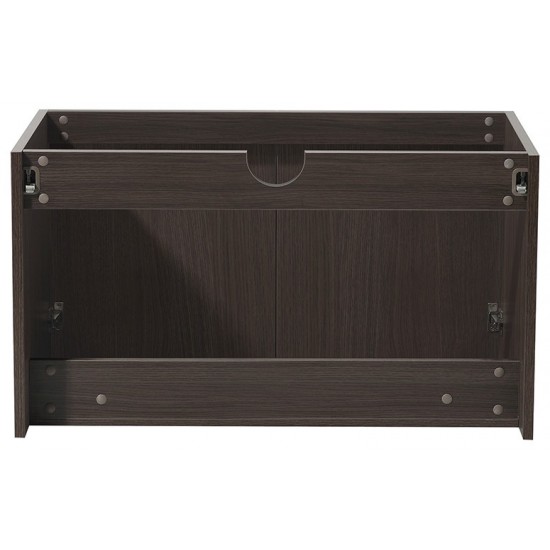 Fresca Vista 36" Black Modern Bathroom Cabinet, FCB8090GO