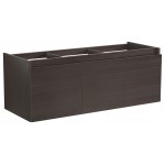 Fresca Mezzo 60" Gray Oak Wall Hung Single Sink Modern Bathroom Cabinet