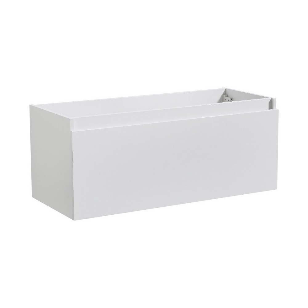 Fresca Mezzo 48" White Wall Hung Modern Bathroom Cabinet