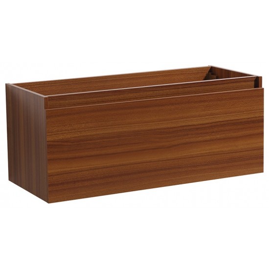 Fresca Mezzo 48" Teak Wall Hung Modern Bathroom Cabinet