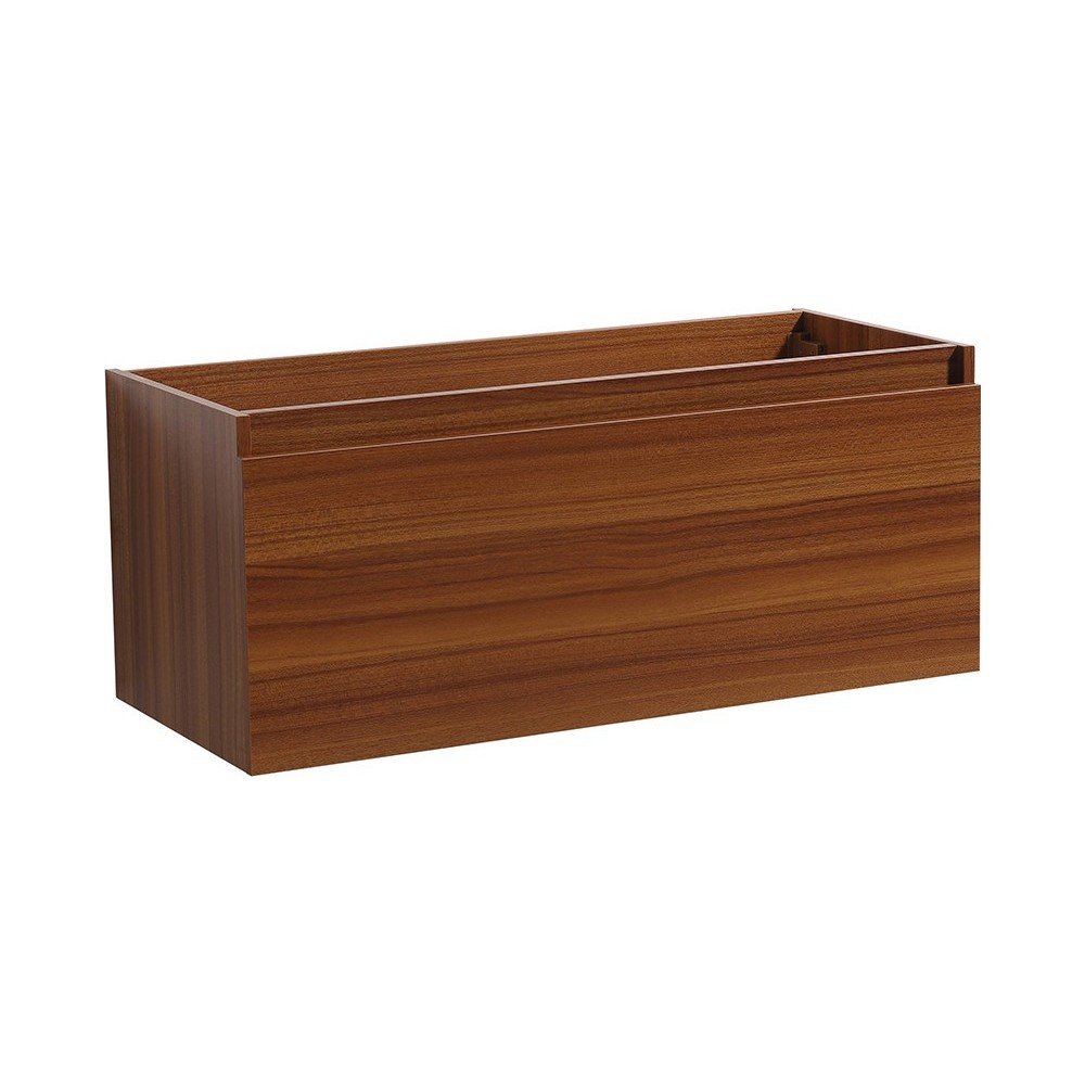 Fresca Mezzo 48" Teak Wall Hung Modern Bathroom Cabinet