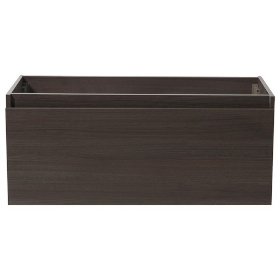 Fresca Mezzo 48" Gray Oak Wall Hung Modern Bathroom Cabinet