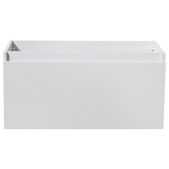 Fresca Mezzo 36" White Wall Hung Modern Bathroom Cabinet