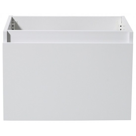 Fresca Mezzo 30" White Wall Hung Modern Bathroom Cabinet