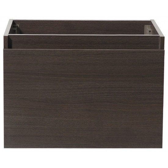 Fresca Mezzo 30" Gray Oak Wall Hung Modern Bathroom Cabinet