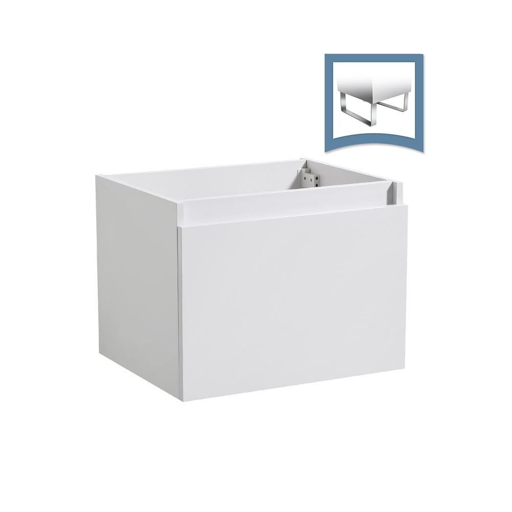 Fresca Nano 24" White Modern Bathroom Cabinet