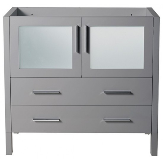 Fresca Torino 36" Gray Modern Bathroom Cabinet