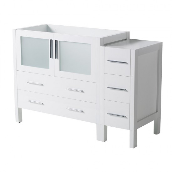 Fresca Torino 48" White Modern Bathroom Cabinets, FCB62-3612WH