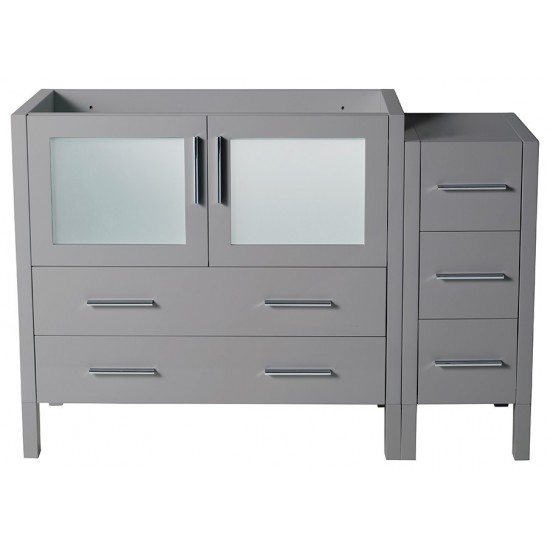 Fresca Torino 48" Gray Modern Bathroom Cabinets, FCB62-3612GR