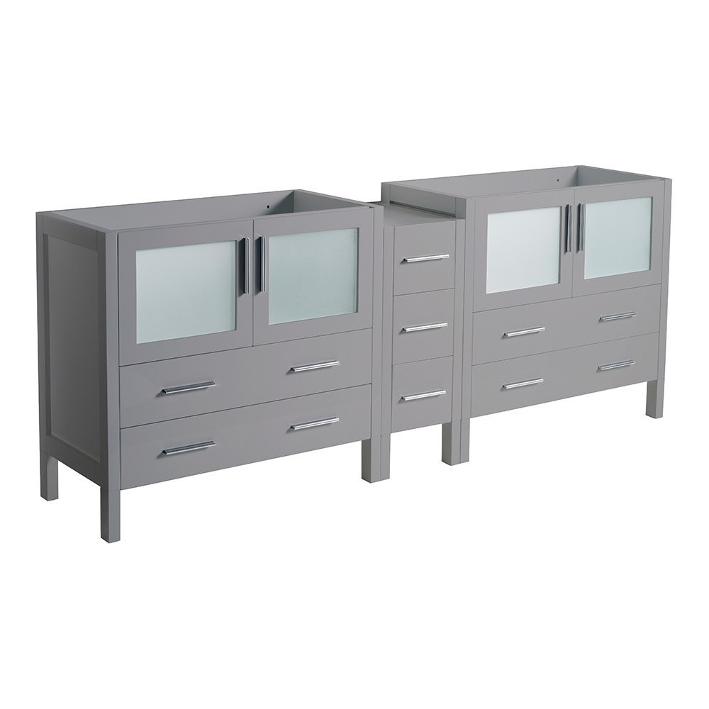 Fresca Torino 83" Gray Modern Bathroom Cabinet