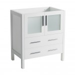 Fresca Torino 30" White Modern Bathroom Cabinet