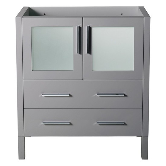 Fresca Torino 30" Gray Modern Bathroom Cabinet