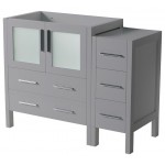 Fresca Torino 42" Gray Modern Bathroom Cabinet