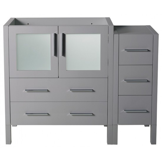 Fresca Torino 42" Gray Modern Bathroom Cabinet