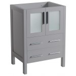 Fresca Torino 24" Gray Modern Bathroom Cabinet