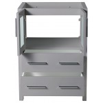 Fresca Torino 24" Gray Modern Bathroom Cabinet