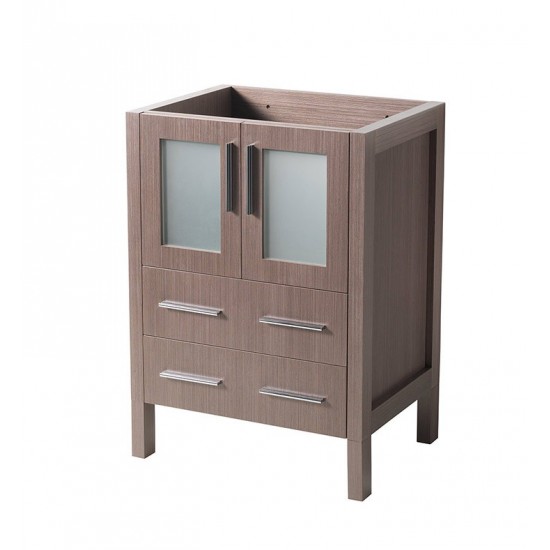 Fresca Torino 24" Gray Oak Modern Bathroom Cabinet