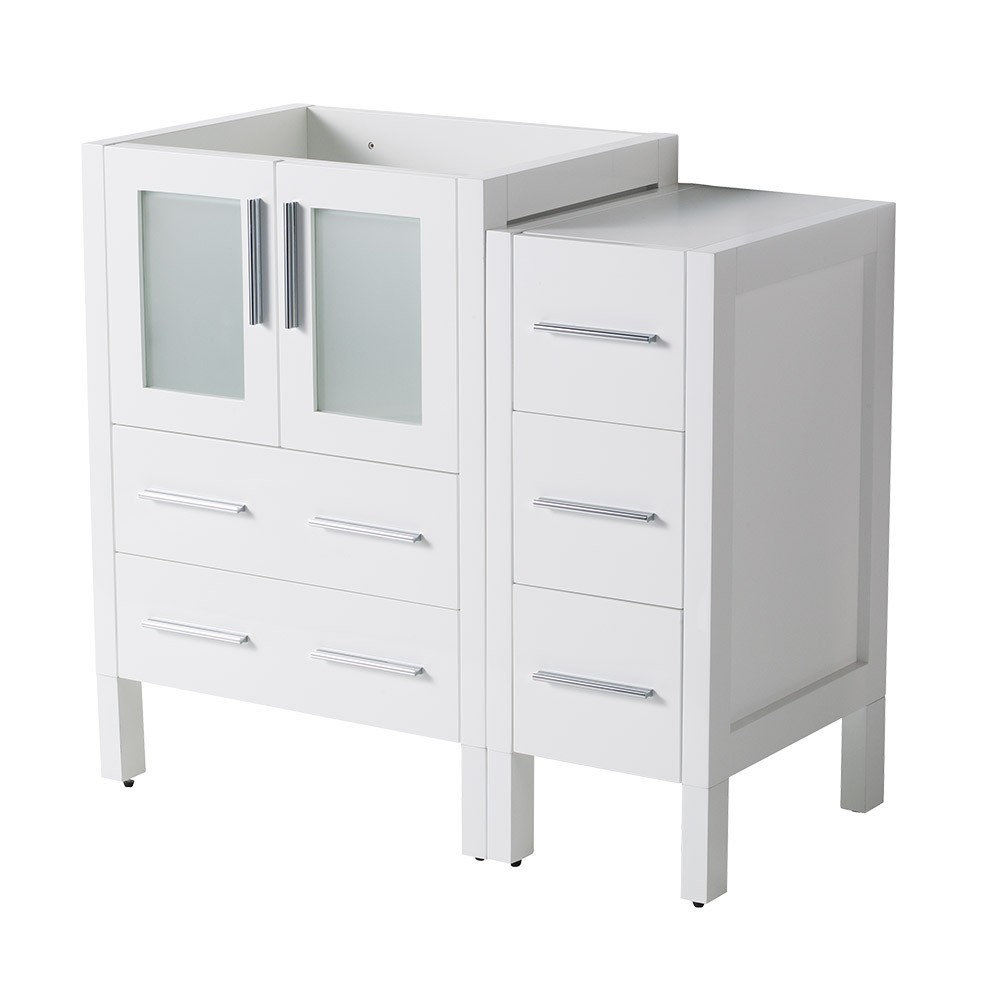 Fresca Torino 36" White Modern Bathroom Cabinets Fresca Torino 36" White Modern Bathroom Cabinets