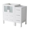 Fresca Torino 36" White Modern Bathroom Cabinets