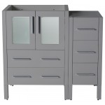 Fresca Torino 36" Gray Modern Bathroom Cabinets