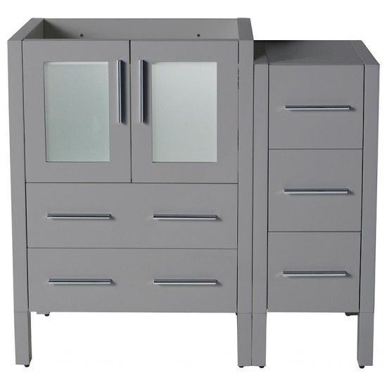 Fresca Torino 36" Gray Modern Bathroom Cabinets