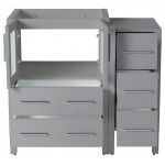 Fresca Torino 36" Gray Modern Bathroom Cabinets