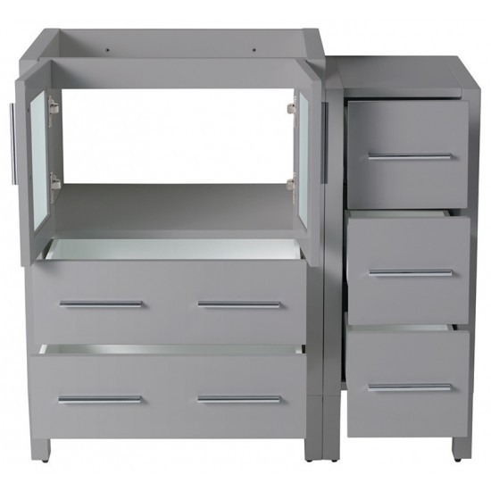 Fresca Torino 36" Gray Modern Bathroom Cabinets