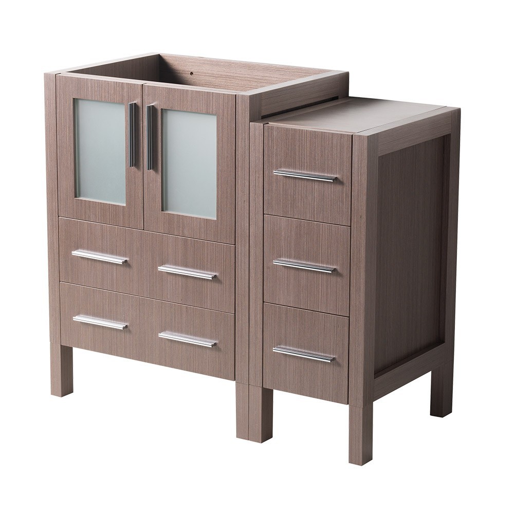 Fresca Torino 36" Gray Oak Modern Bathroom Cabinets Fresca Torino 36" Gray Oak Modern Bathroom Cabinets