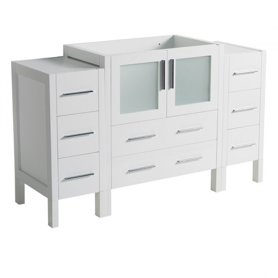 Fresca Torino 54" White Modern Bathroom Cabinets