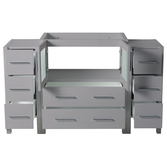 Fresca Torino 54" Gray Modern Bathroom Cabinets