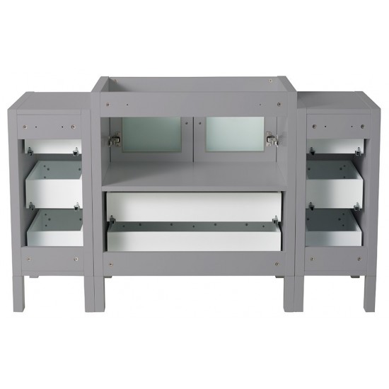 Fresca Torino 54" Gray Modern Bathroom Cabinets