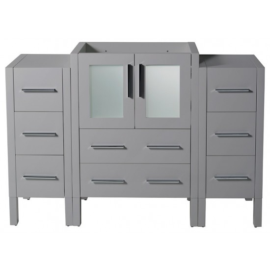 Fresca Torino 48" Gray Modern Bathroom Cabinets, FCB62-122412GR